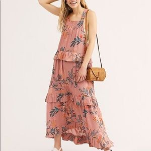 Free People Desert Rose Combo Dress XS